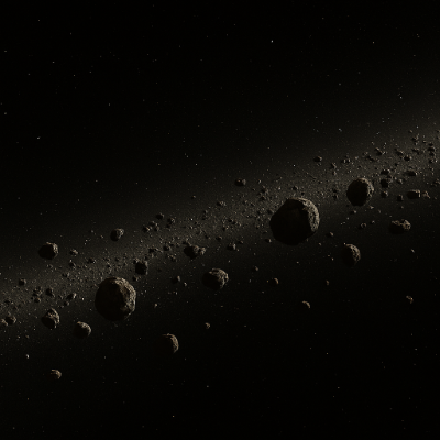 Icon: Aﬆeroid Belt